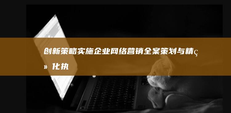 创新策略实施：企业网络营销全案策划与精细化执行